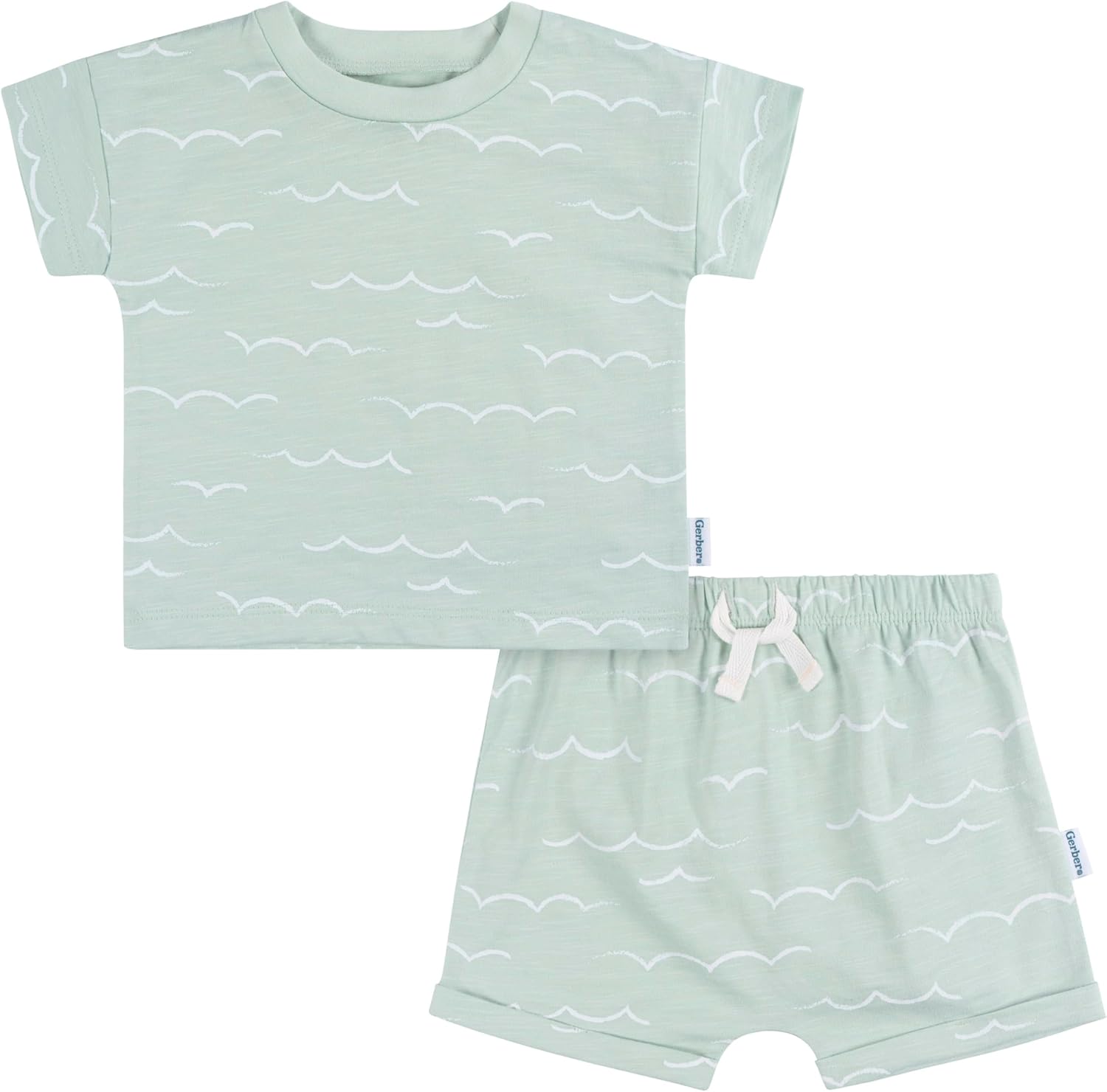 Gerber Baby Boys' T-Shirt and Shorts Set