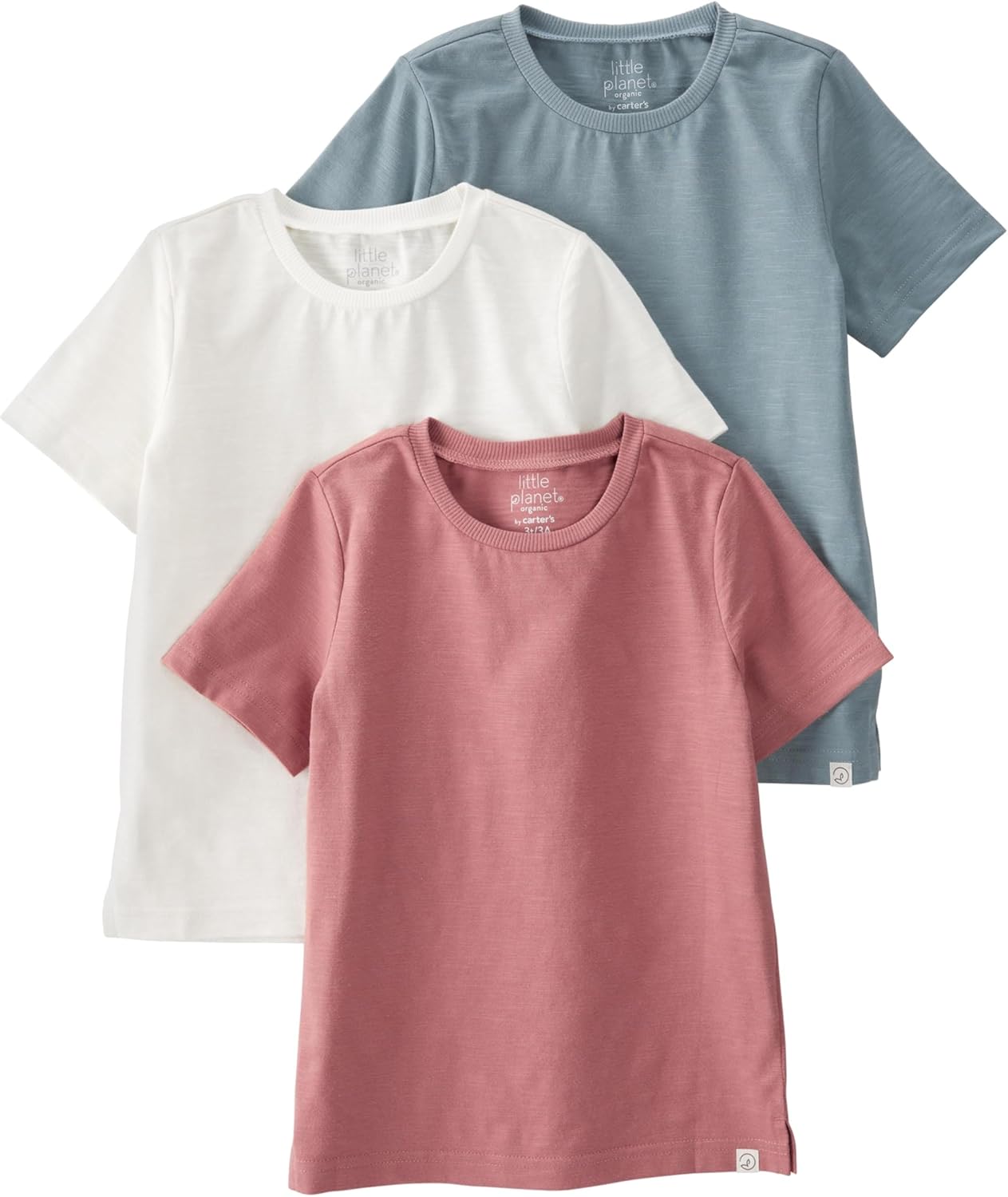 little planet by carter's Baby 3-Pack Tops Made with Organic Cotton