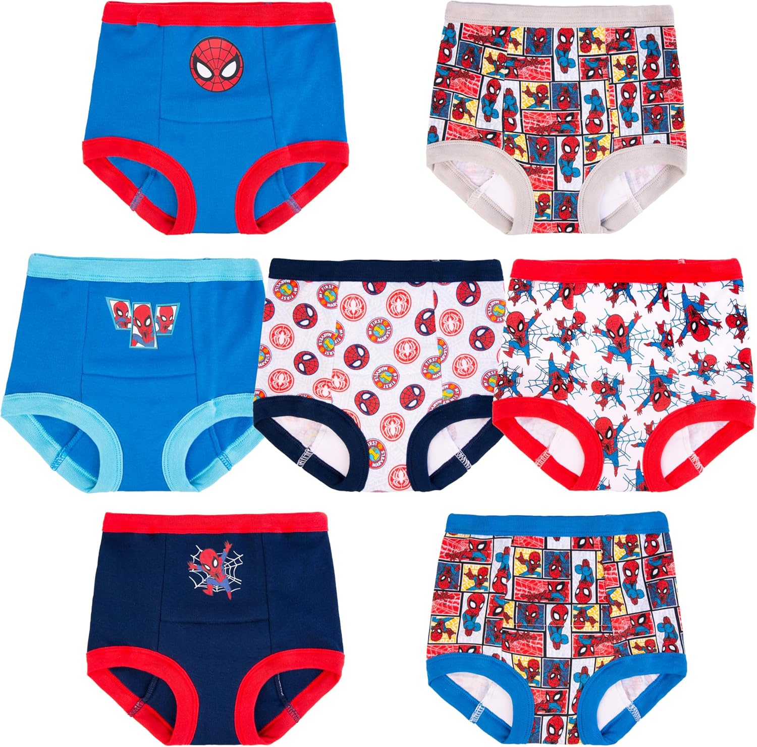 Marvel Baby-Boys Superhero Potty Training Pants, Success Chart & Stickers with Spiderman, Iron Man, Hulk & More Sizes 18m-4t