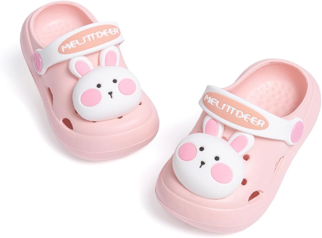 Kannior Toddler Kids Boys Girls EVA Garden Clogs Summer Outdoor Slip On Shoes Cute Animal Water Sandals Children Lightweight Slipper Beach Pool Play Shoes (Baby/Toddler Kids)