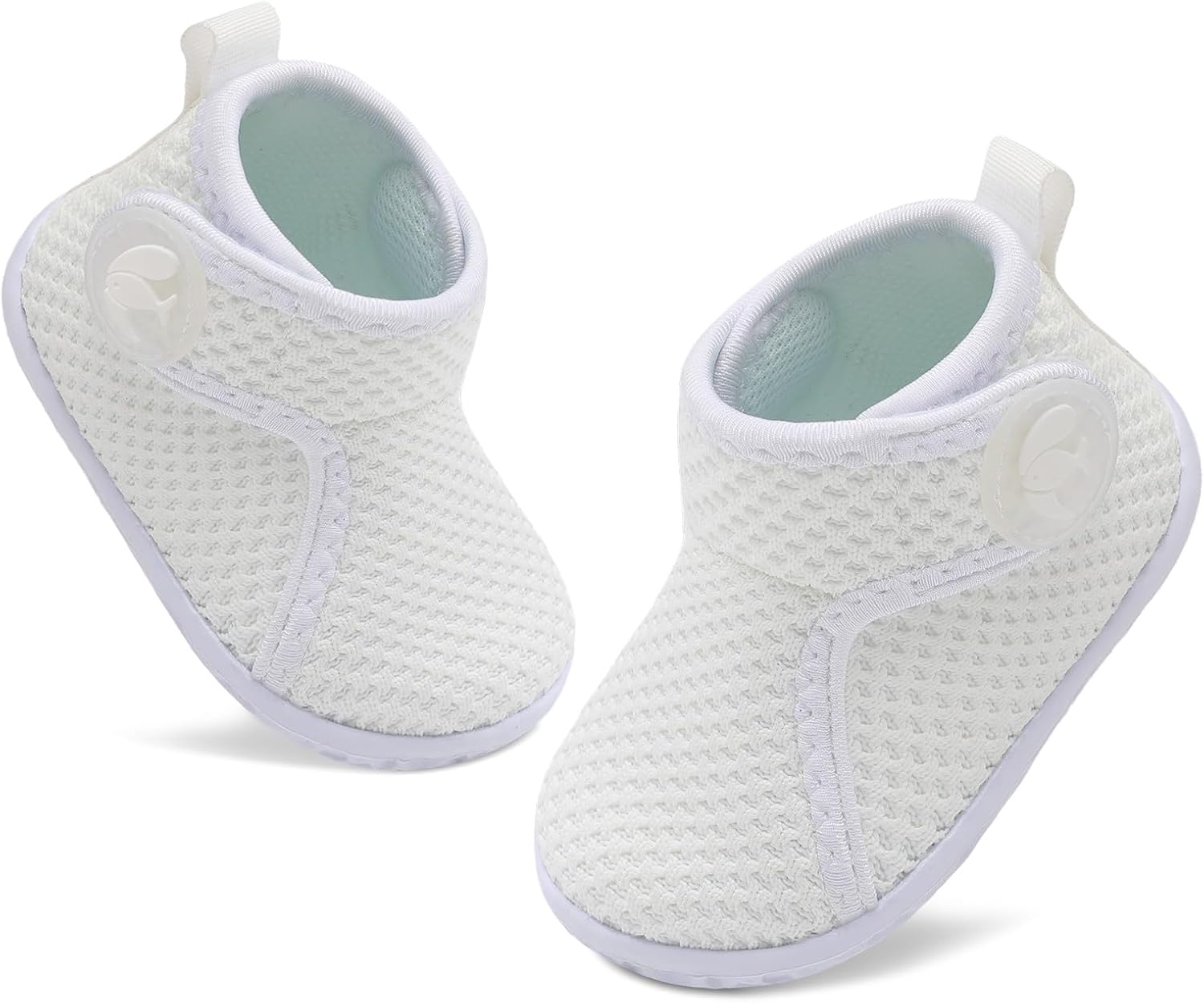 FEETCITY Lightweight Baby Sock Shoes Baby Walking Shoes Boys Girls Infant High-Top Shoes Baby BarefootShoes 12-18 Months