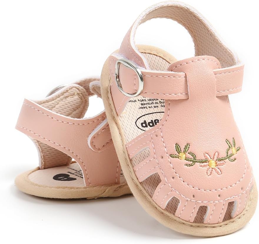 Baby Sandals Infant Boys Girls Summer Dress Flat Shoes Beach Sandals Newborn Crib Shoes First Walkers Prewalkers