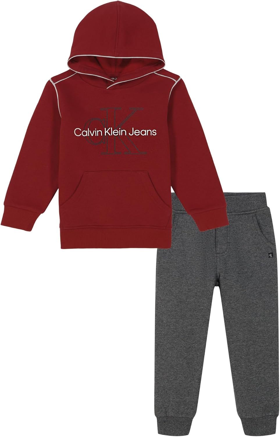 Calvin Klein baby-boys 2pc Fleece Jog Set