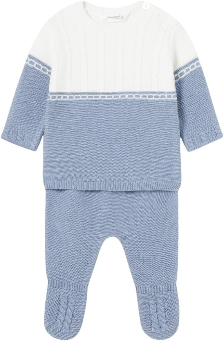 Mayoral Knit Leg Warmer Set for Baby-Boys Blue