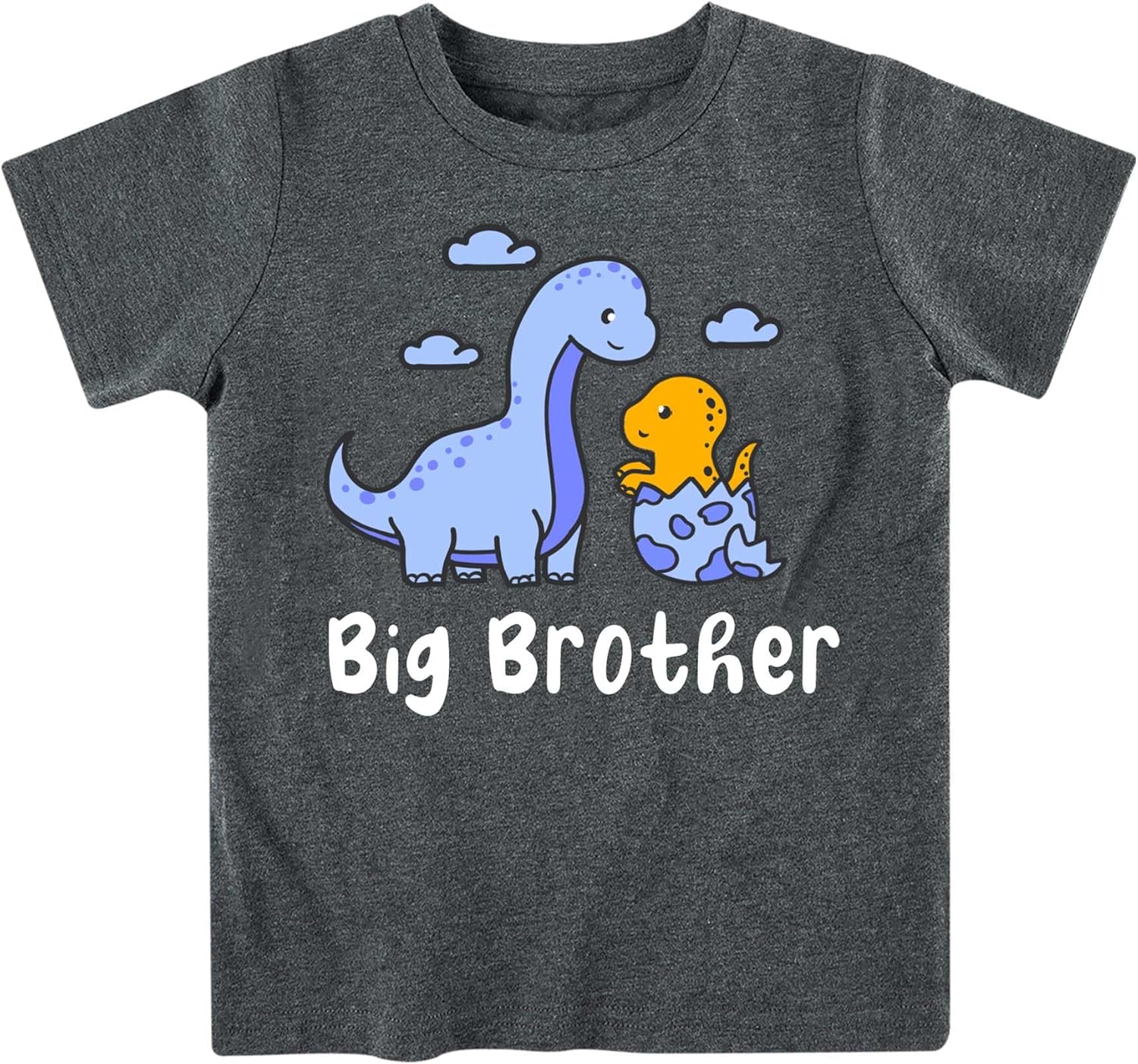 Funnycokid Big Brother T Shirt for Toddler Boys Big Bro T-Shirt Pregnancy Announcement Short Sleeve Clothes 1-6 Years