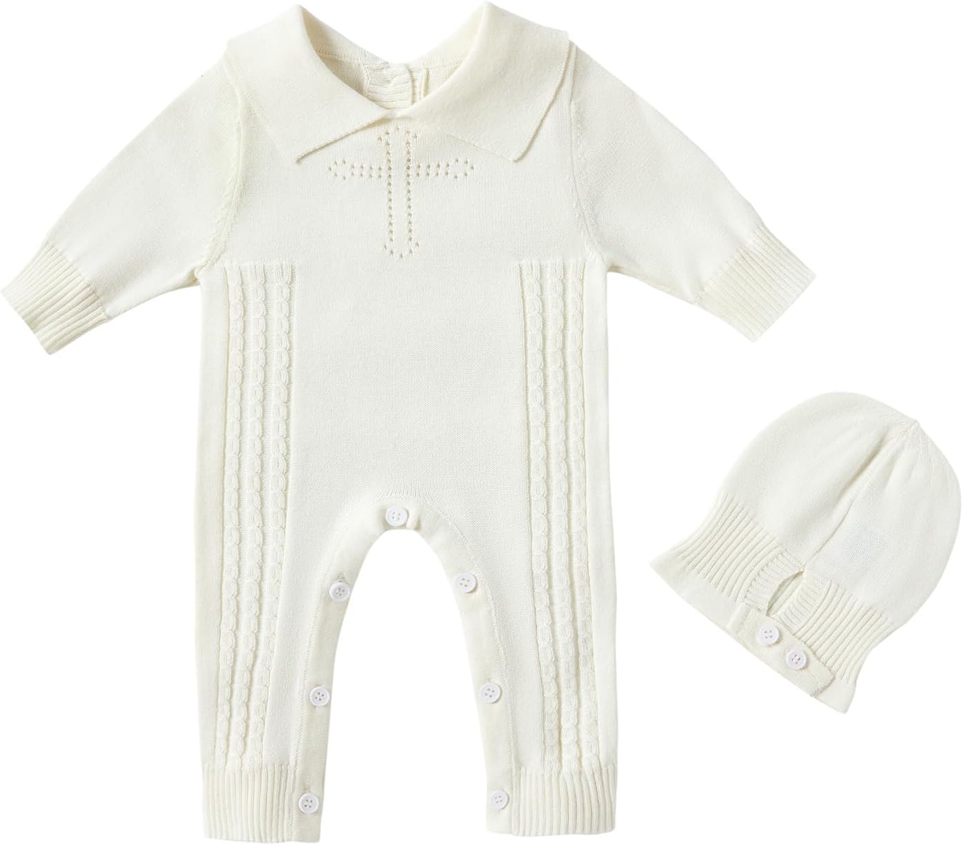 Baptism Outfits for Boys Baby Boy Christening Outfit White Onesies Newborn Clothes Church Girls Dedication Gifts