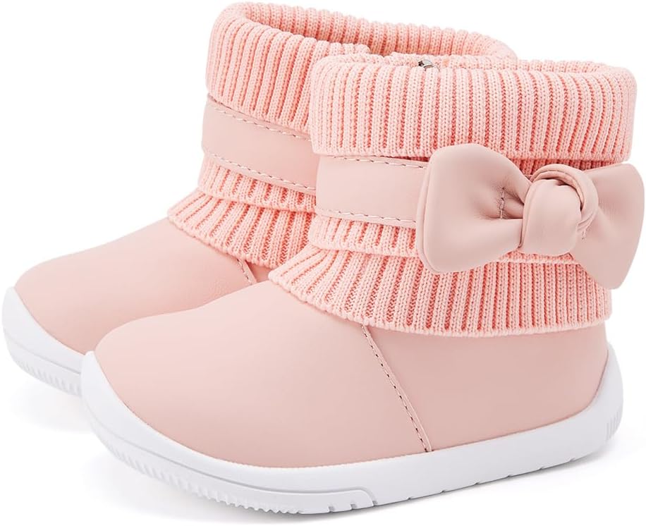 BMCiTYBM Baby Girls Boys Boots High Top First Walking Shoes